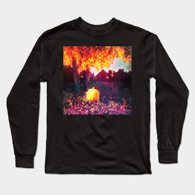 The Pumpkin Long Sleeve T-Shirt by secretgardener